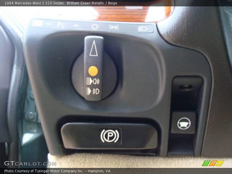 Brilliant Green Metallic / Beige 1994 Mercedes-Benz S 320 Sedan
