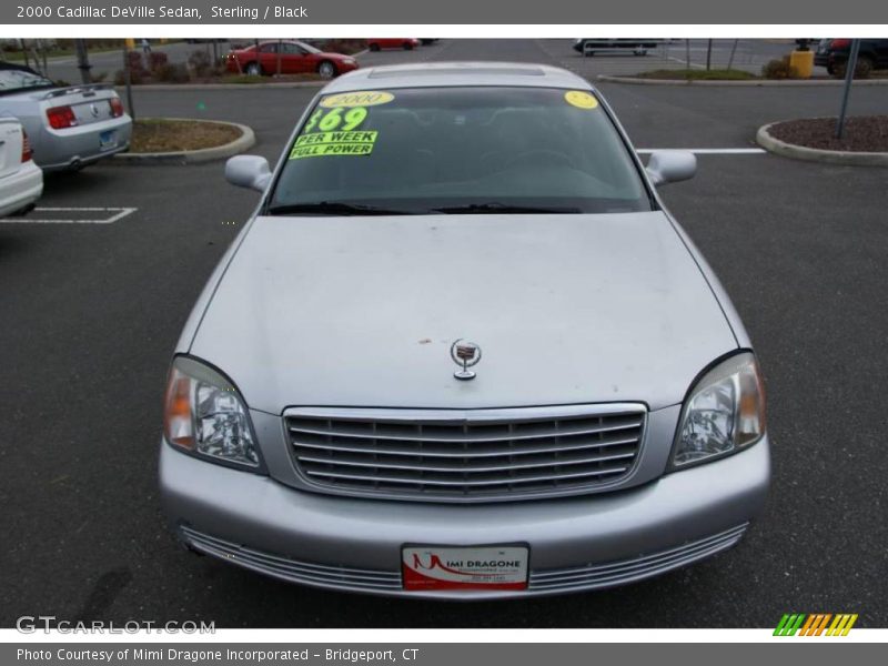 Sterling / Black 2000 Cadillac DeVille Sedan