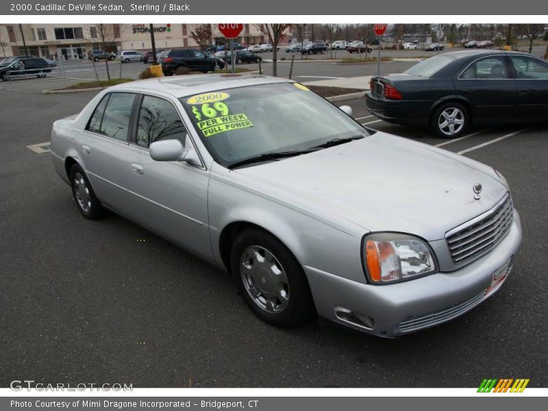 Sterling / Black 2000 Cadillac DeVille Sedan