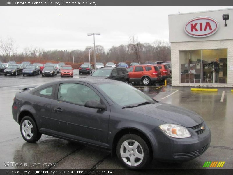 Slate Metallic / Gray 2008 Chevrolet Cobalt LS Coupe