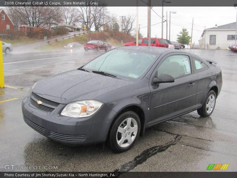 Slate Metallic / Gray 2008 Chevrolet Cobalt LS Coupe