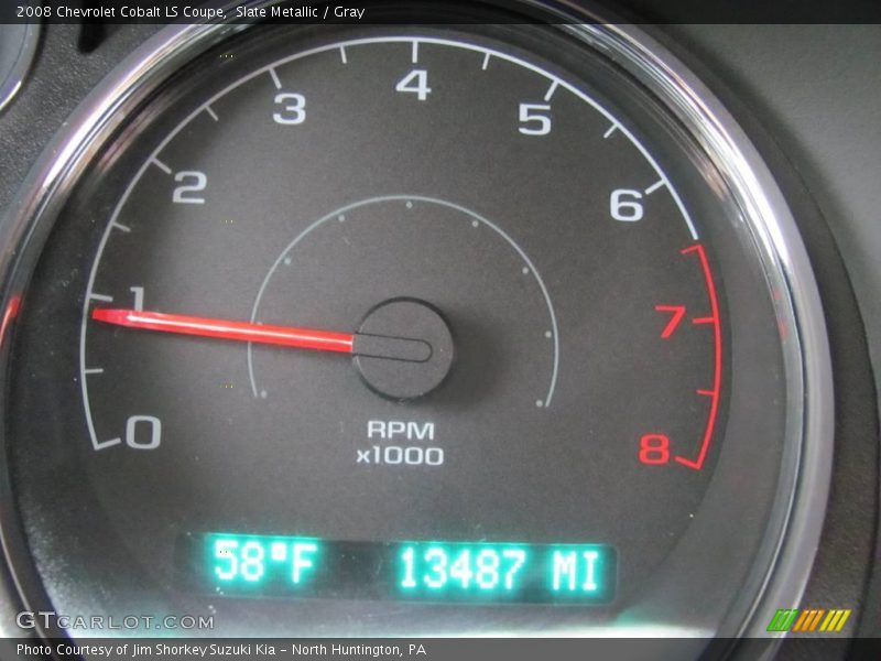 Slate Metallic / Gray 2008 Chevrolet Cobalt LS Coupe