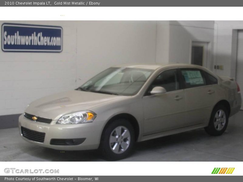 Gold Mist Metallic / Ebony 2010 Chevrolet Impala LT