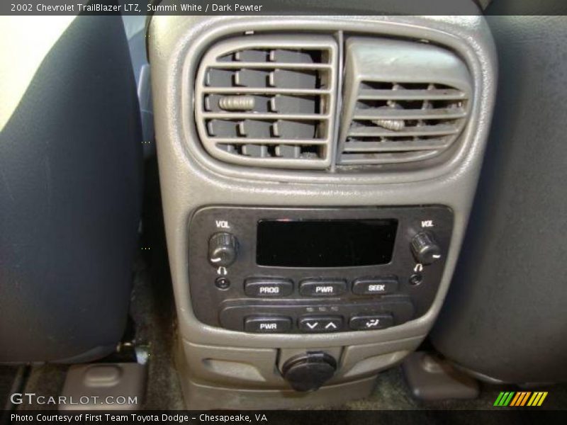 Summit White / Dark Pewter 2002 Chevrolet TrailBlazer LTZ