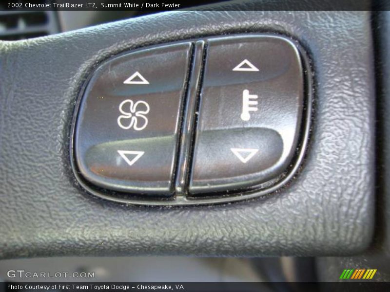 Summit White / Dark Pewter 2002 Chevrolet TrailBlazer LTZ