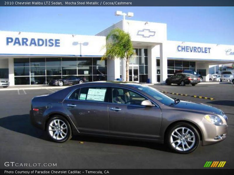 Mocha Steel Metallic / Cocoa/Cashmere 2010 Chevrolet Malibu LTZ Sedan