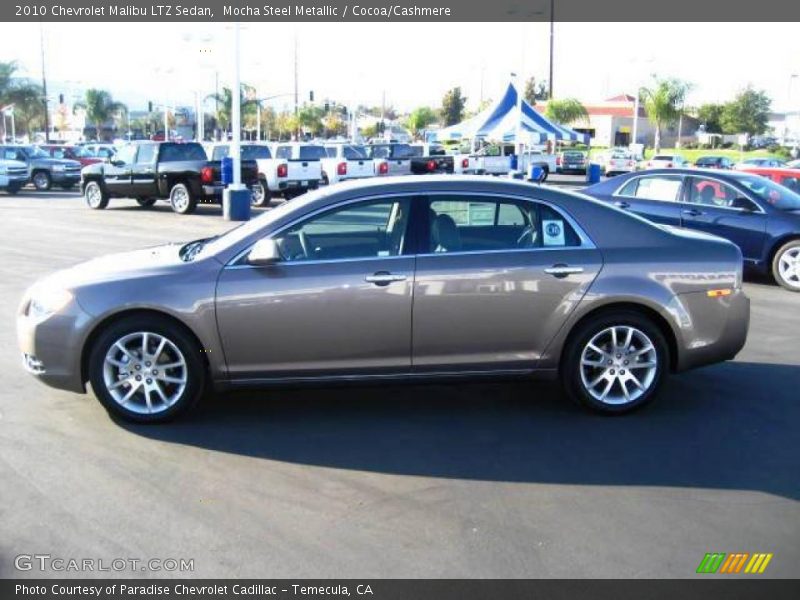 Mocha Steel Metallic / Cocoa/Cashmere 2010 Chevrolet Malibu LTZ Sedan