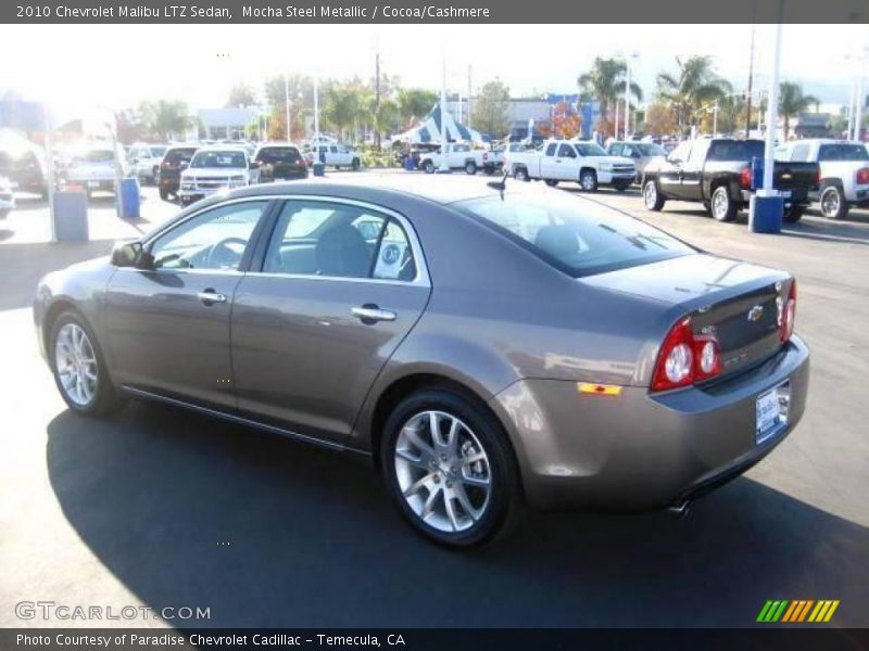 Mocha Steel Metallic / Cocoa/Cashmere 2010 Chevrolet Malibu LTZ Sedan