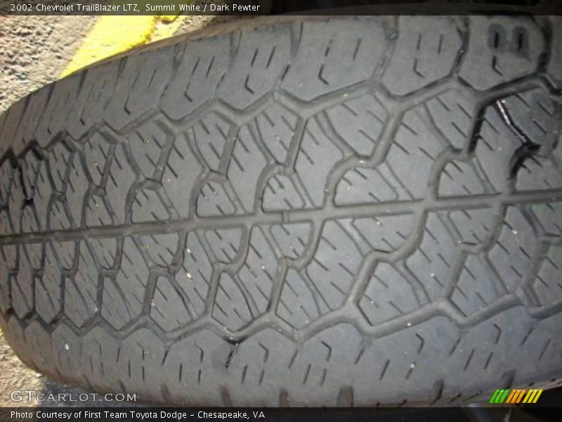 Summit White / Dark Pewter 2002 Chevrolet TrailBlazer LTZ