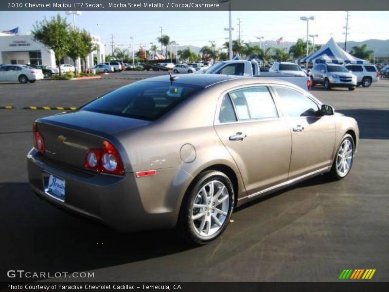 Mocha Steel Metallic / Cocoa/Cashmere 2010 Chevrolet Malibu LTZ Sedan