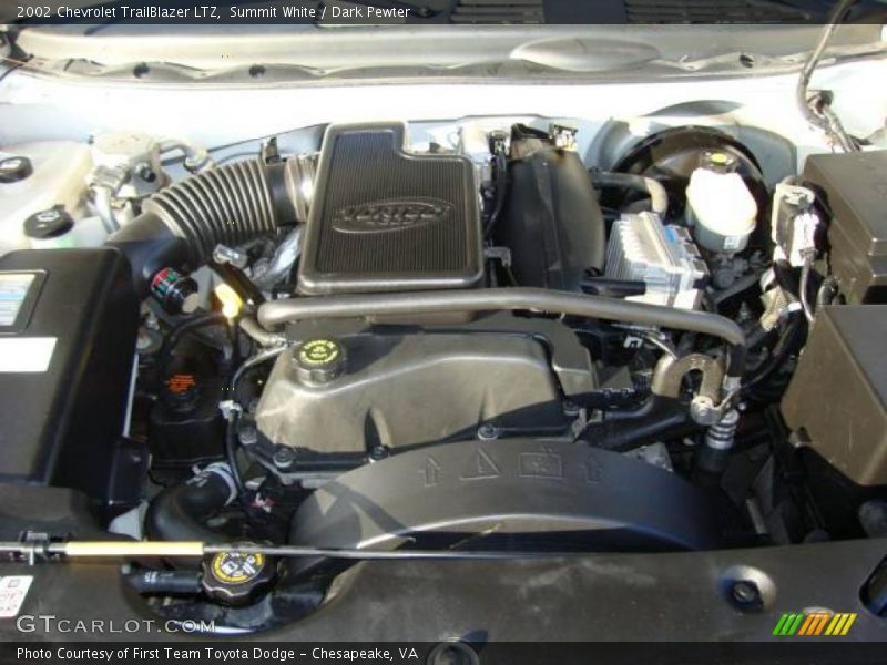 Summit White / Dark Pewter 2002 Chevrolet TrailBlazer LTZ