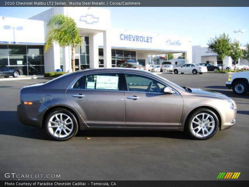 Mocha Steel Metallic / Cocoa/Cashmere 2010 Chevrolet Malibu LTZ Sedan