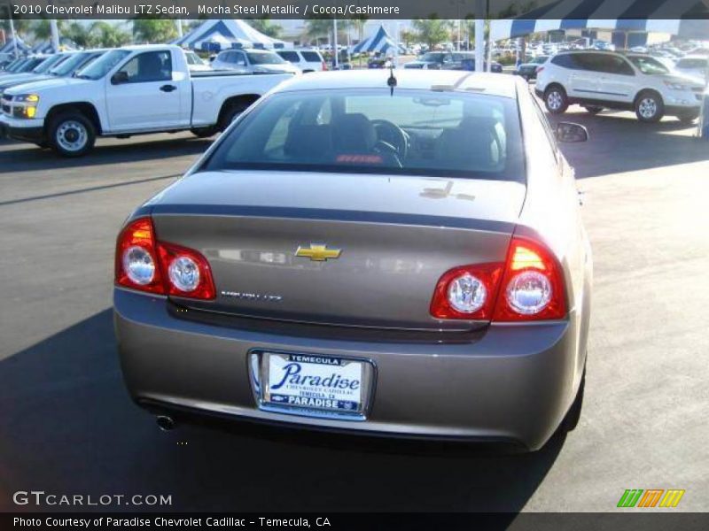 Mocha Steel Metallic / Cocoa/Cashmere 2010 Chevrolet Malibu LTZ Sedan