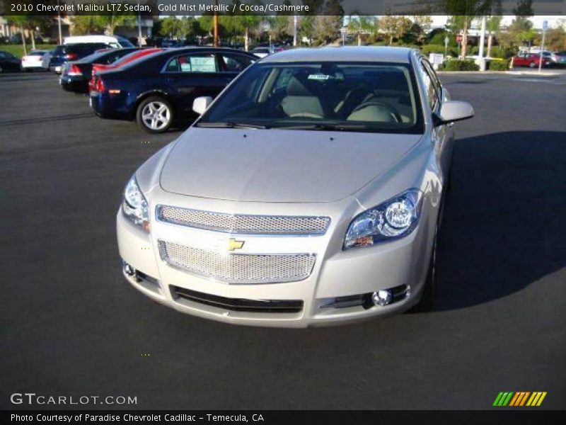 Gold Mist Metallic / Cocoa/Cashmere 2010 Chevrolet Malibu LTZ Sedan