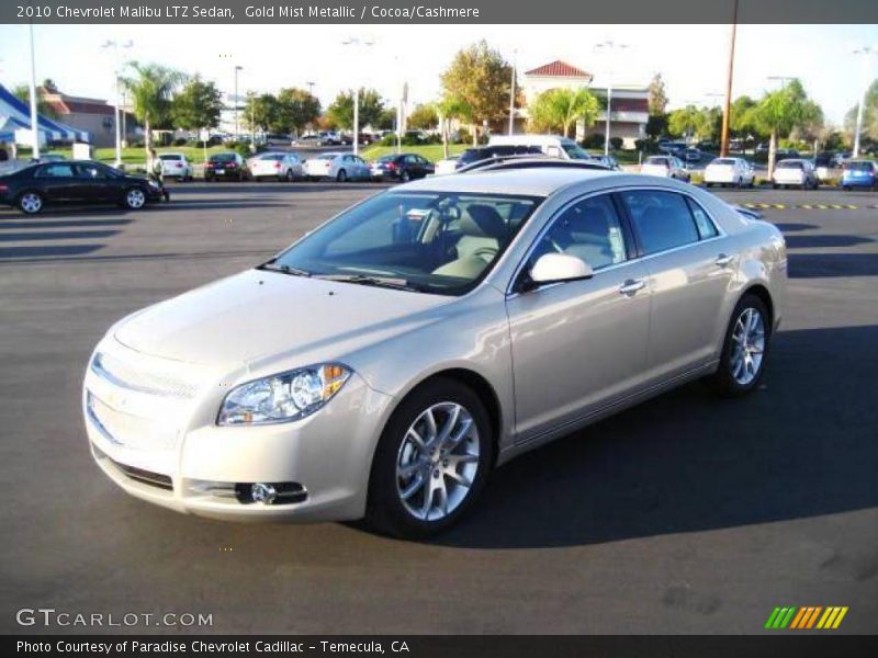 Gold Mist Metallic / Cocoa/Cashmere 2010 Chevrolet Malibu LTZ Sedan