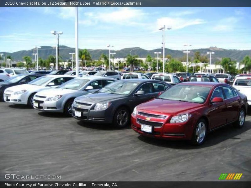 Mocha Steel Metallic / Cocoa/Cashmere 2010 Chevrolet Malibu LTZ Sedan