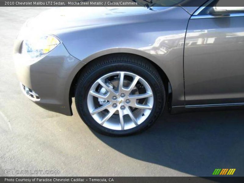 Mocha Steel Metallic / Cocoa/Cashmere 2010 Chevrolet Malibu LTZ Sedan
