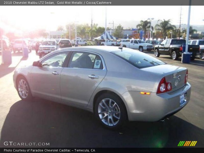 Gold Mist Metallic / Cocoa/Cashmere 2010 Chevrolet Malibu LTZ Sedan