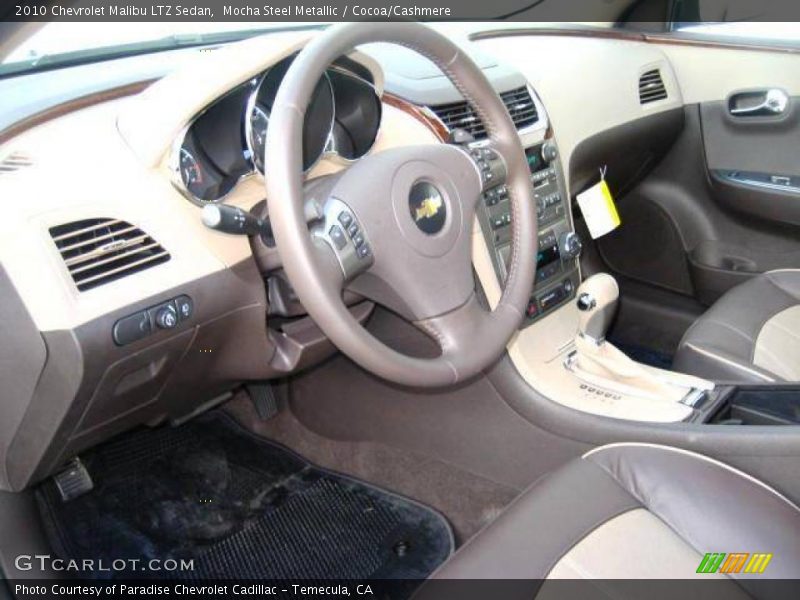 Mocha Steel Metallic / Cocoa/Cashmere 2010 Chevrolet Malibu LTZ Sedan