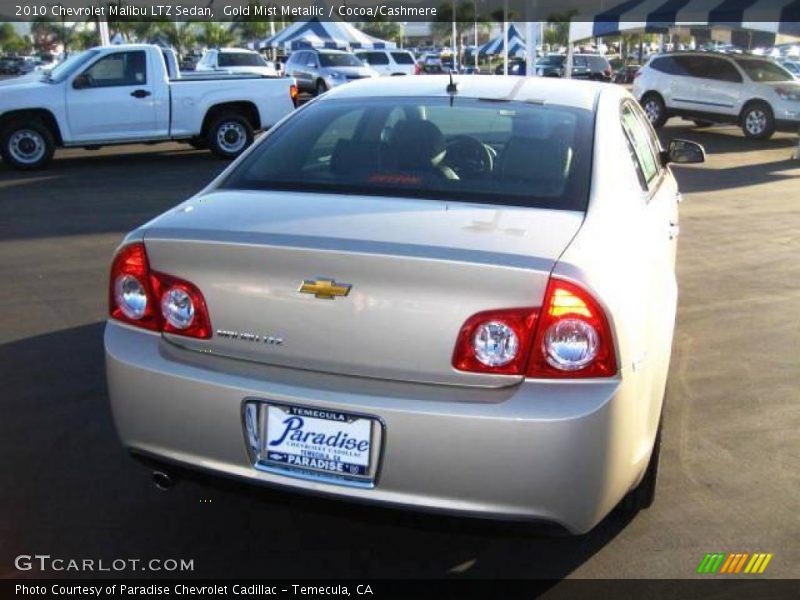 Gold Mist Metallic / Cocoa/Cashmere 2010 Chevrolet Malibu LTZ Sedan