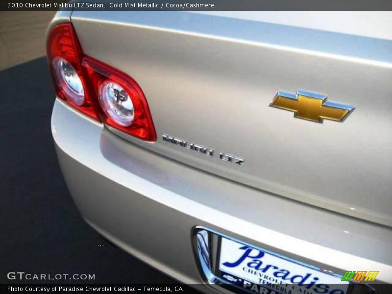 Gold Mist Metallic / Cocoa/Cashmere 2010 Chevrolet Malibu LTZ Sedan