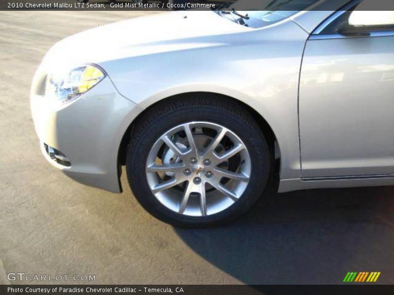 Gold Mist Metallic / Cocoa/Cashmere 2010 Chevrolet Malibu LTZ Sedan