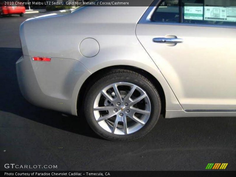 Gold Mist Metallic / Cocoa/Cashmere 2010 Chevrolet Malibu LTZ Sedan
