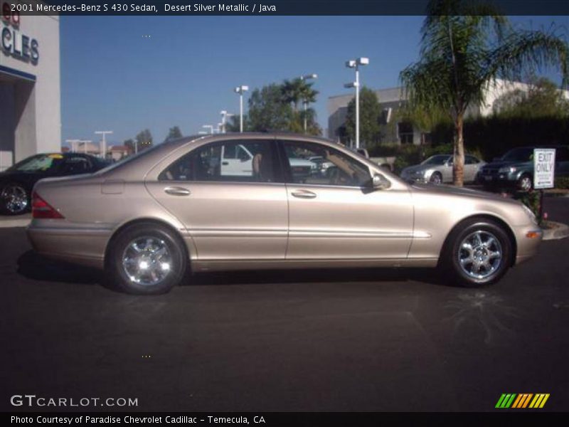 Desert Silver Metallic / Java 2001 Mercedes-Benz S 430 Sedan