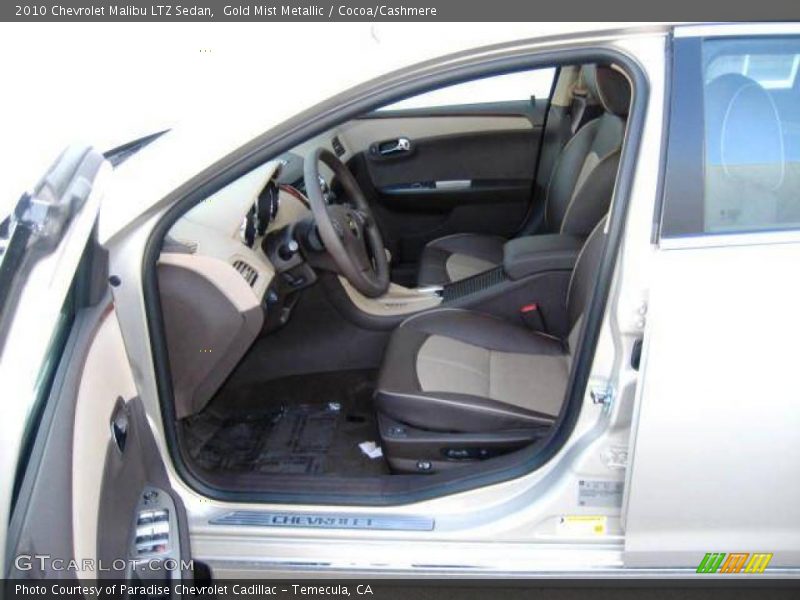 Gold Mist Metallic / Cocoa/Cashmere 2010 Chevrolet Malibu LTZ Sedan