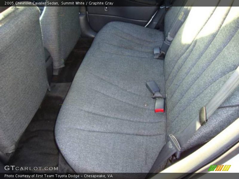 Summit White / Graphite Gray 2005 Chevrolet Cavalier Sedan