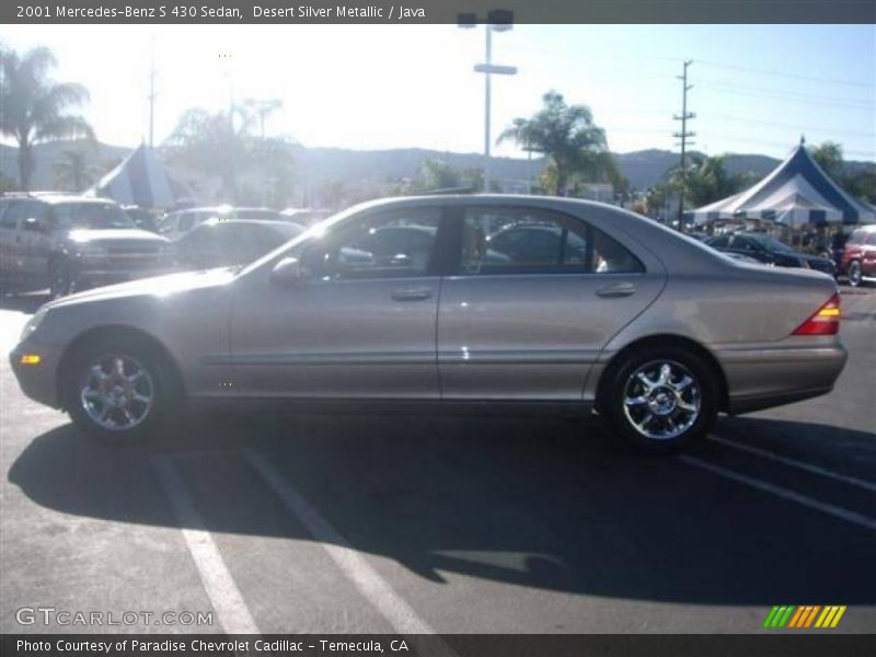 Desert Silver Metallic / Java 2001 Mercedes-Benz S 430 Sedan