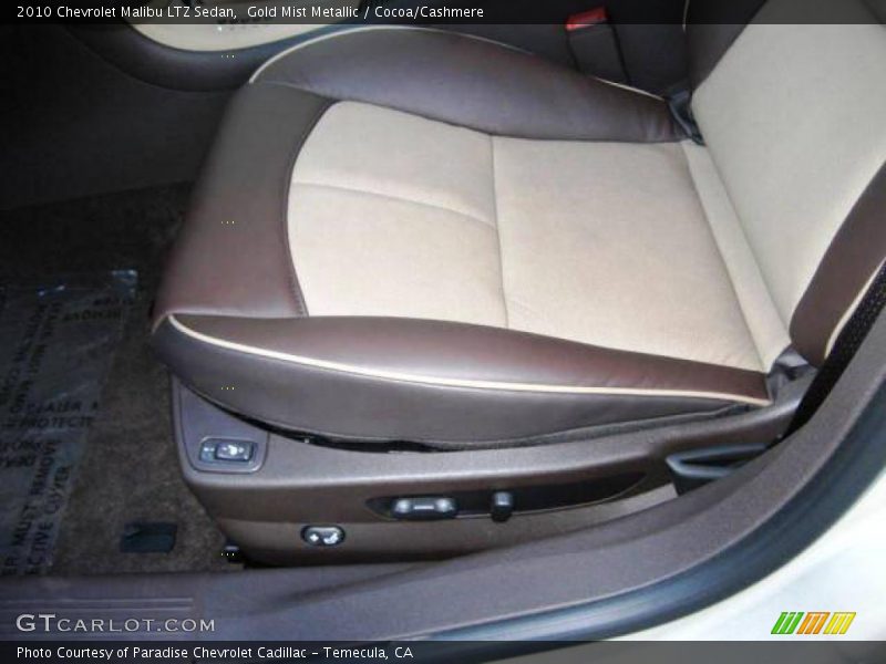 Gold Mist Metallic / Cocoa/Cashmere 2010 Chevrolet Malibu LTZ Sedan