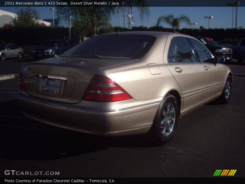 Desert Silver Metallic / Java 2001 Mercedes-Benz S 430 Sedan
