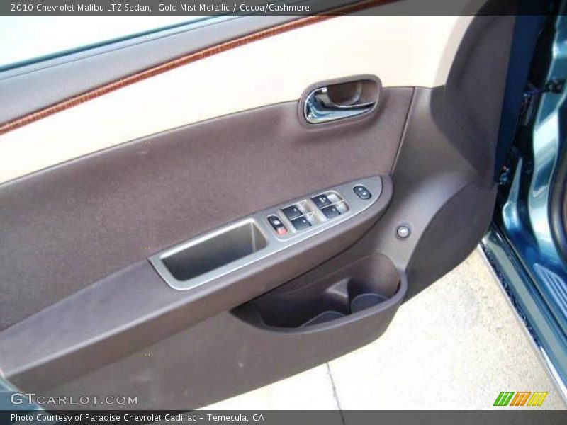 Gold Mist Metallic / Cocoa/Cashmere 2010 Chevrolet Malibu LTZ Sedan