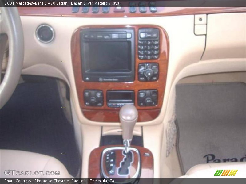 Desert Silver Metallic / Java 2001 Mercedes-Benz S 430 Sedan