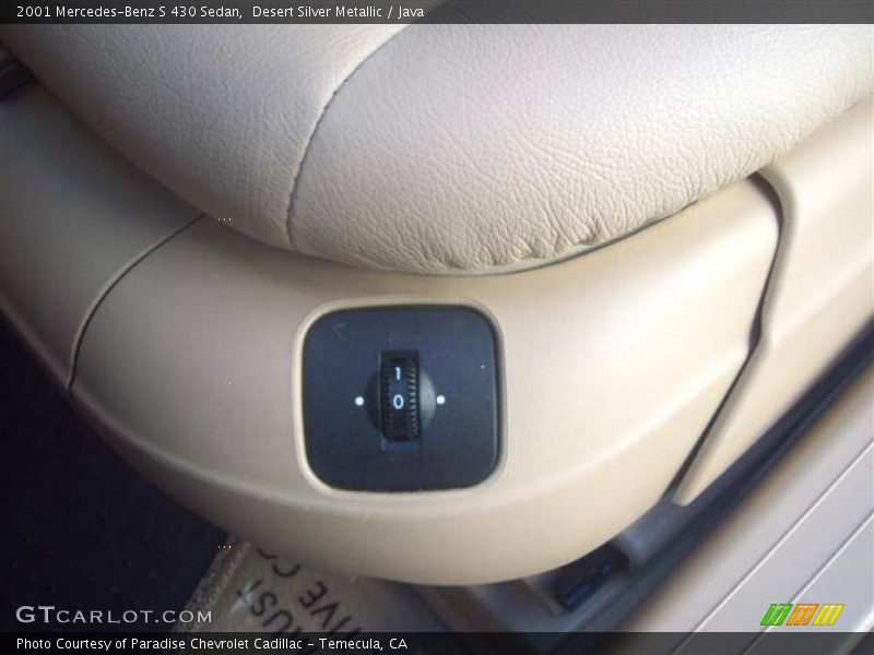 Desert Silver Metallic / Java 2001 Mercedes-Benz S 430 Sedan