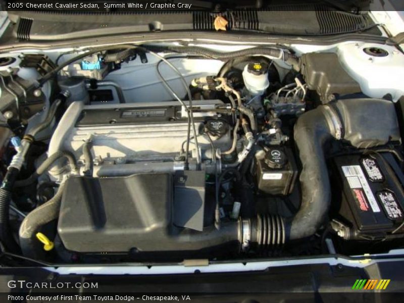 Summit White / Graphite Gray 2005 Chevrolet Cavalier Sedan
