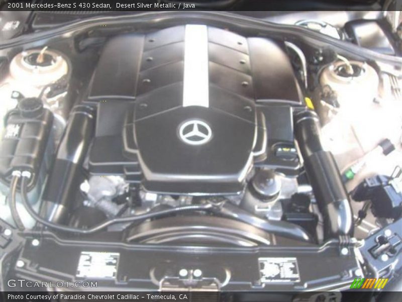 Desert Silver Metallic / Java 2001 Mercedes-Benz S 430 Sedan
