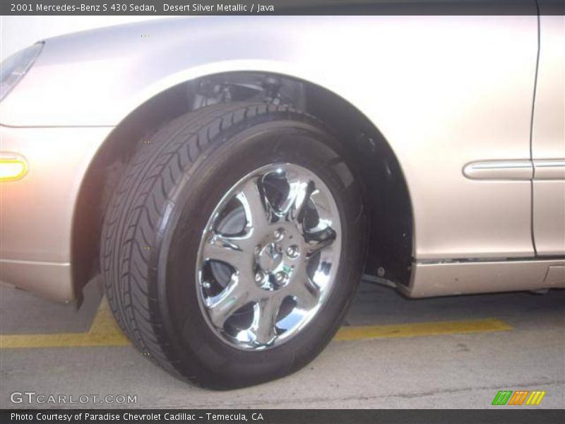Desert Silver Metallic / Java 2001 Mercedes-Benz S 430 Sedan