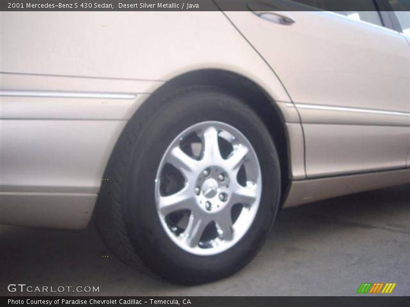 Desert Silver Metallic / Java 2001 Mercedes-Benz S 430 Sedan