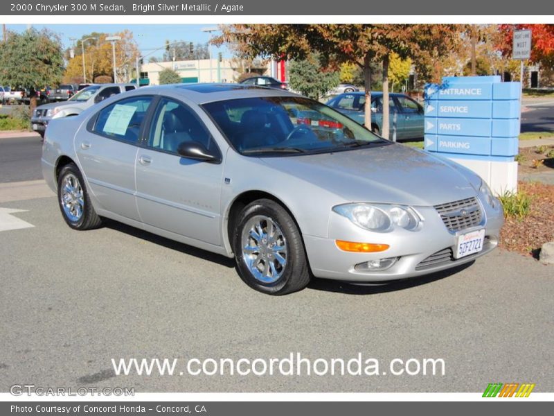 Bright Silver Metallic / Agate 2000 Chrysler 300 M Sedan