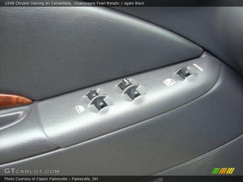 Champagne Pearl Metallic / Agate Black 1998 Chrysler Sebring JXi Convertible
