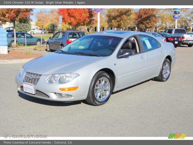 Bright Silver Metallic / Agate 2000 Chrysler 300 M Sedan