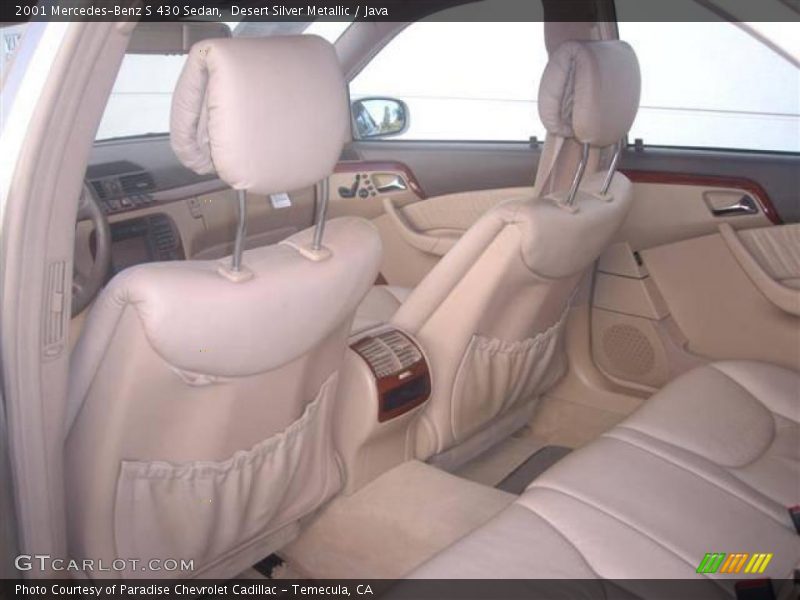 Desert Silver Metallic / Java 2001 Mercedes-Benz S 430 Sedan