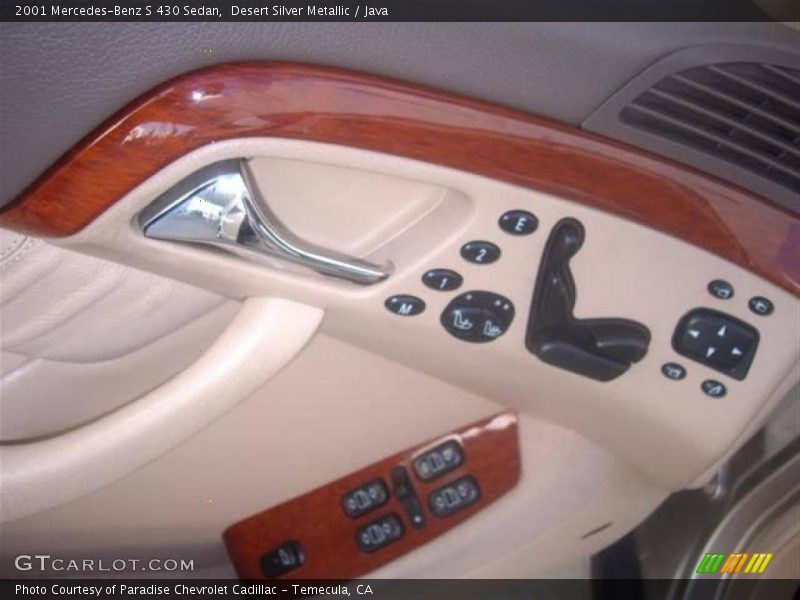 Desert Silver Metallic / Java 2001 Mercedes-Benz S 430 Sedan