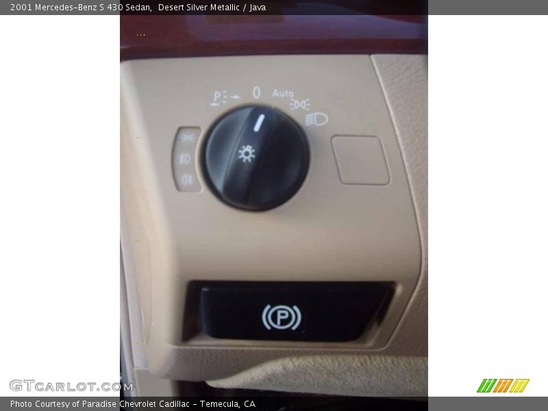 Desert Silver Metallic / Java 2001 Mercedes-Benz S 430 Sedan