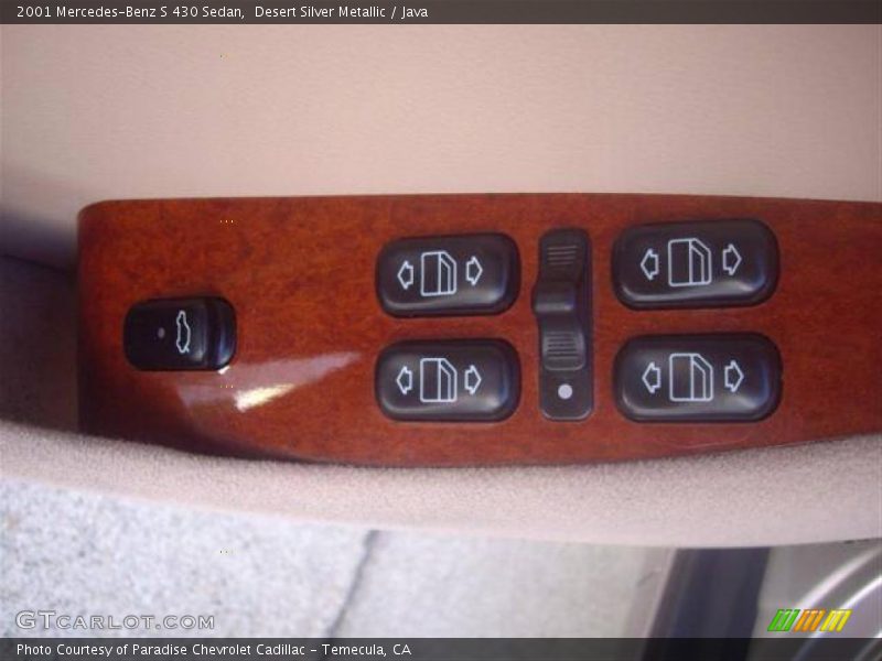 Desert Silver Metallic / Java 2001 Mercedes-Benz S 430 Sedan