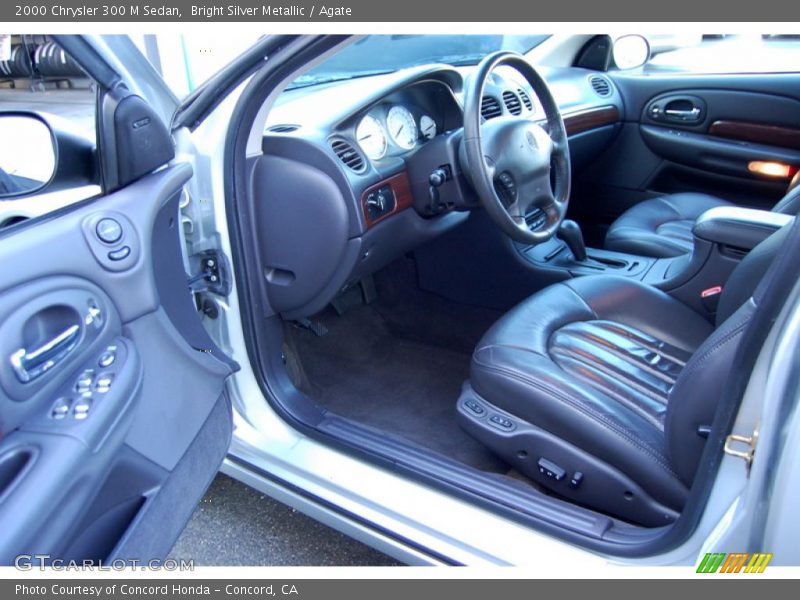 Bright Silver Metallic / Agate 2000 Chrysler 300 M Sedan