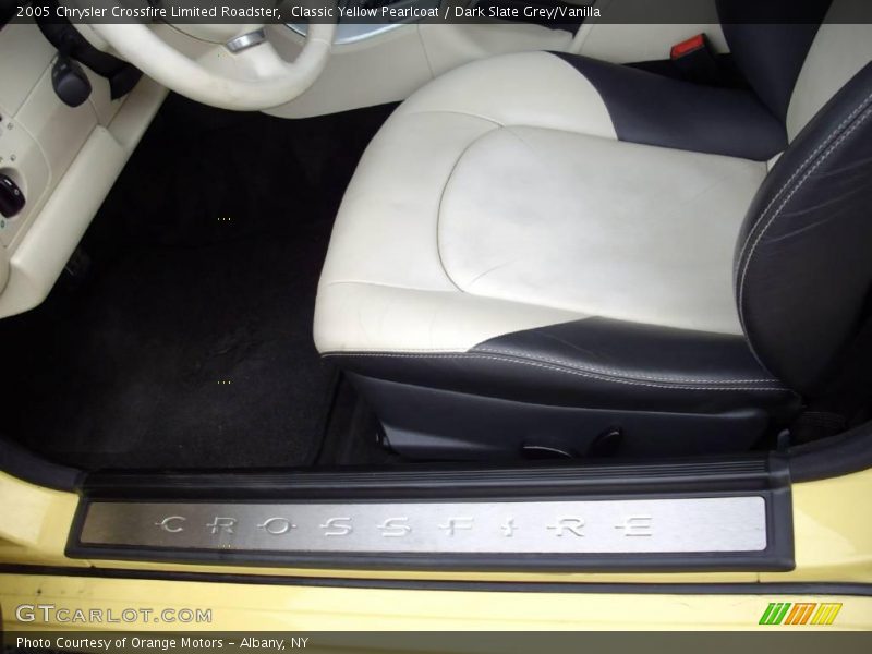 Classic Yellow Pearlcoat / Dark Slate Grey/Vanilla 2005 Chrysler Crossfire Limited Roadster