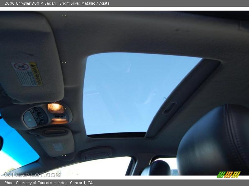 Bright Silver Metallic / Agate 2000 Chrysler 300 M Sedan